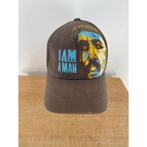 American Needle I Am A Man NMAAHC Brown Snapback Hat African American History